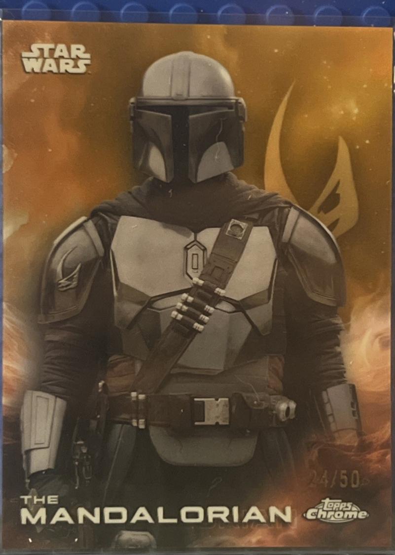 2025 Topps Chrome The Mandalorian [Gold Sapphire] #181 card