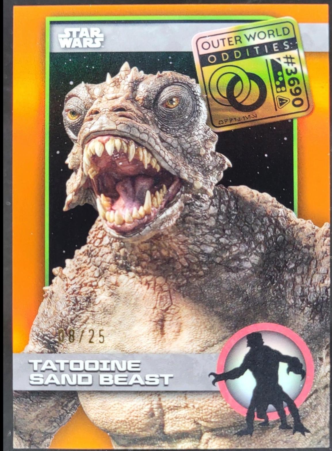 2025 Topps Chrome The Mandalorian [Orange Orange] #181 card