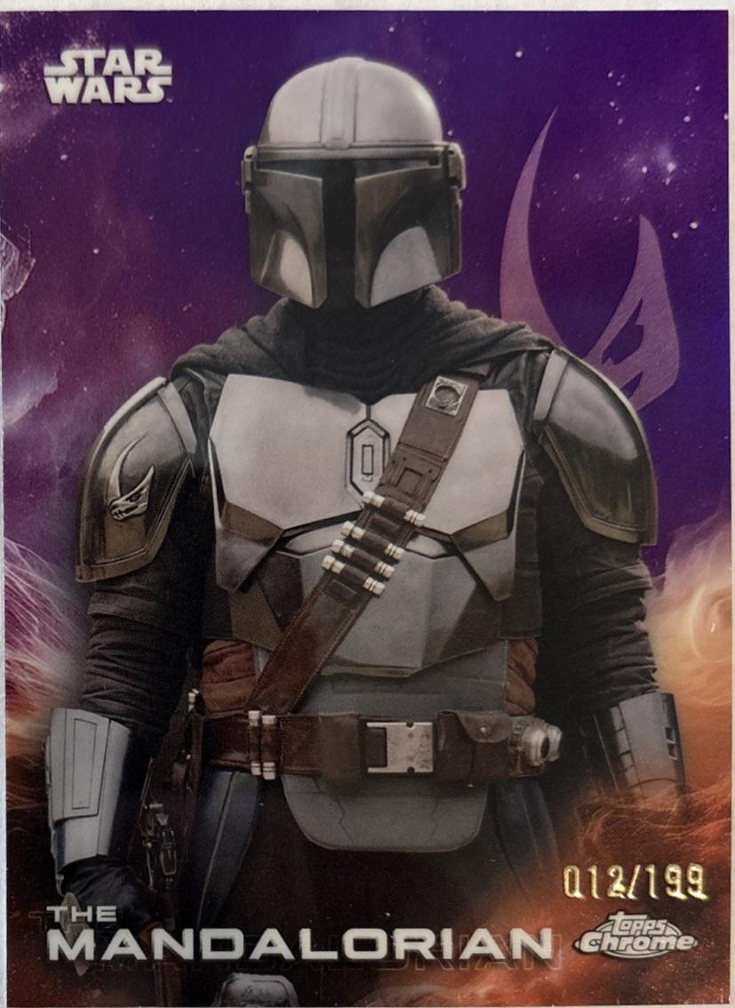 2025 Topps Chrome The Mandalorian [Purple] #181 card
