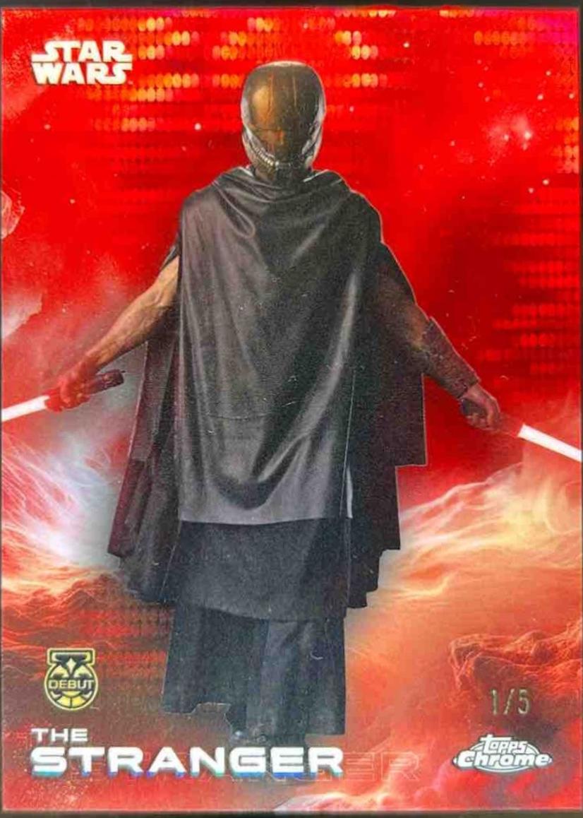 2025 Topps Chrome The Stranger  [Red Pulsar] #182 card