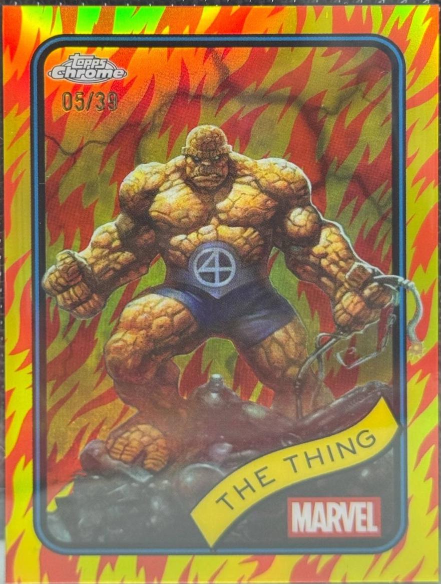 2025 Topps Chrome The Thing [Human Torch] #109 card