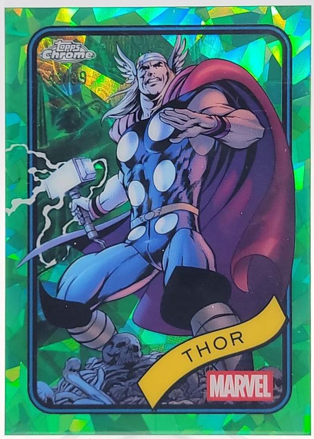 2025 Topps Chrome Thor [Green Sapphire] #119 card