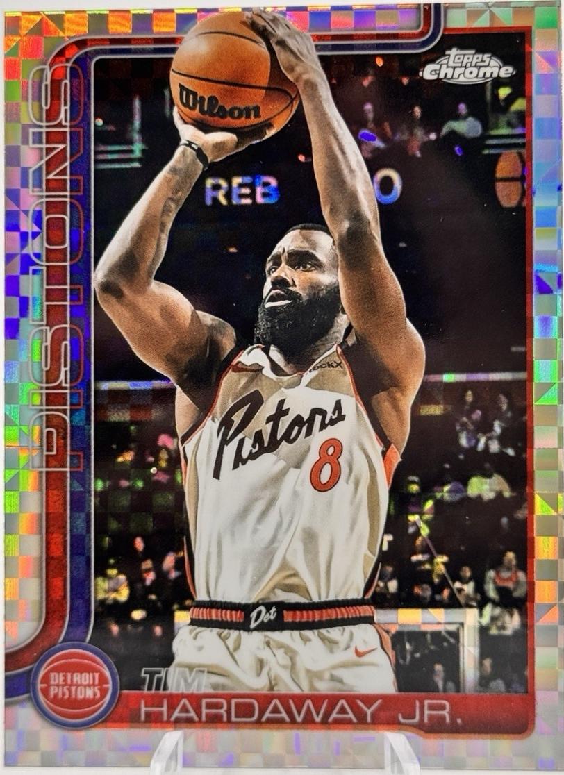 2025 Topps Chrome Tim Hardaway Jr. [X-Fractor] #7 card
