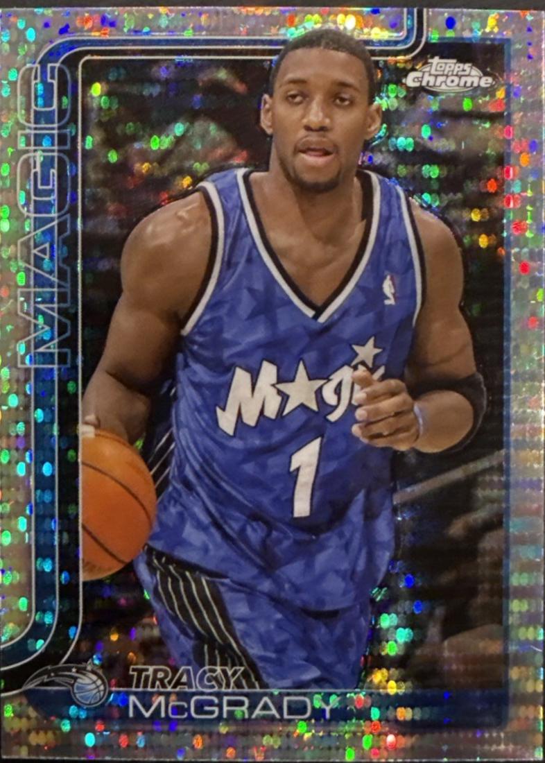 2025 Topps Chrome Tracy McGrady [Pulsar Refractor] #245 card