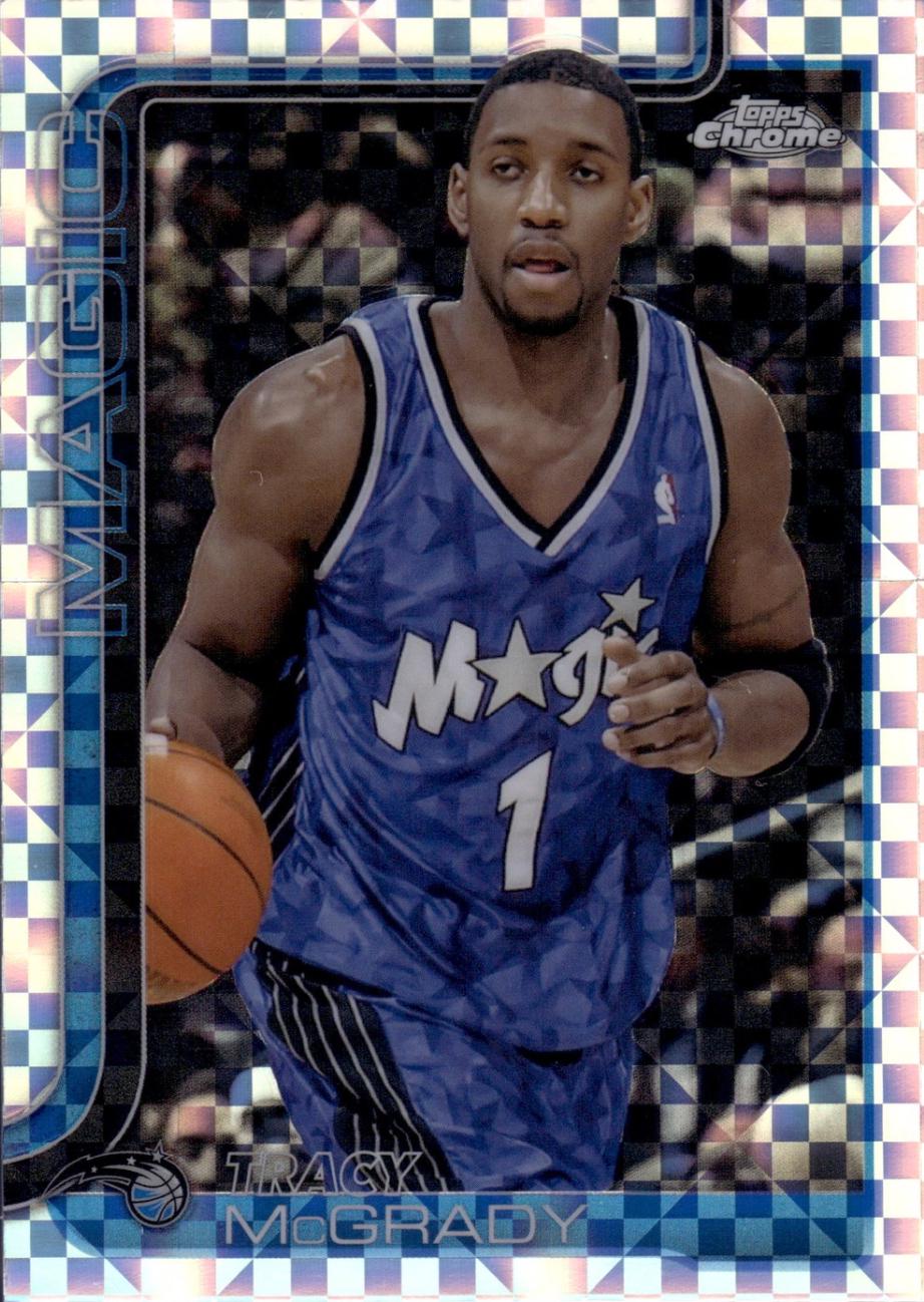 2025 Topps Chrome Tracy McGrady [X-Fractor] #245 card