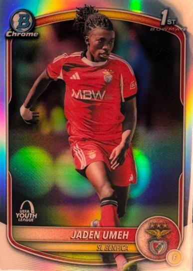 2025 Topps Chrome UEFA Bowman Youth League Jaden Umeh #BU-JU card