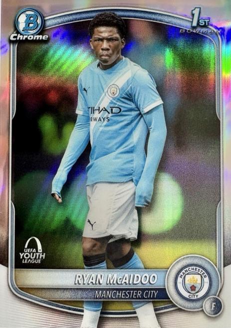 2025 Topps Chrome UEFA Bowman Youth League Ryan McAidoo #BU-RM card