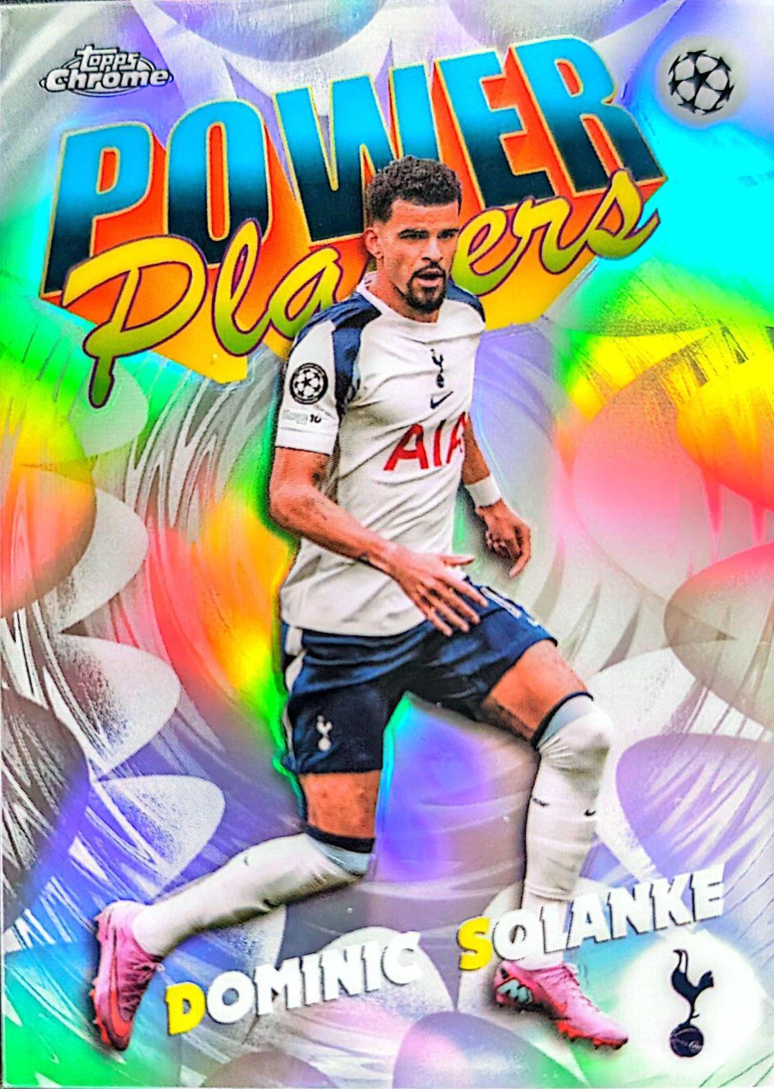 2025 Topps Chrome UEFA Power Players Dominic Solanke #PP-10 card