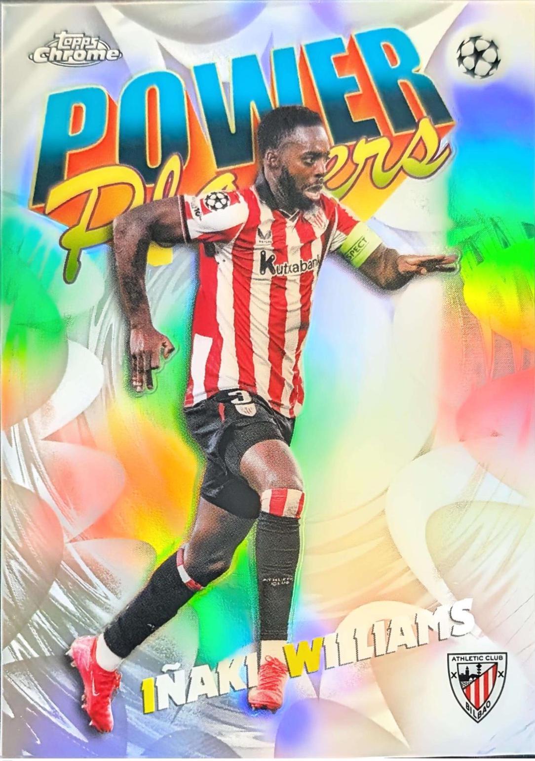 2025 Topps Chrome UEFA Power Players Inaki Williams #PP-17 card