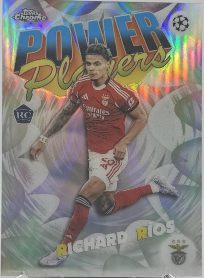 2025 Topps Chrome UEFA Power Players Richard Rios #PP-32 card
