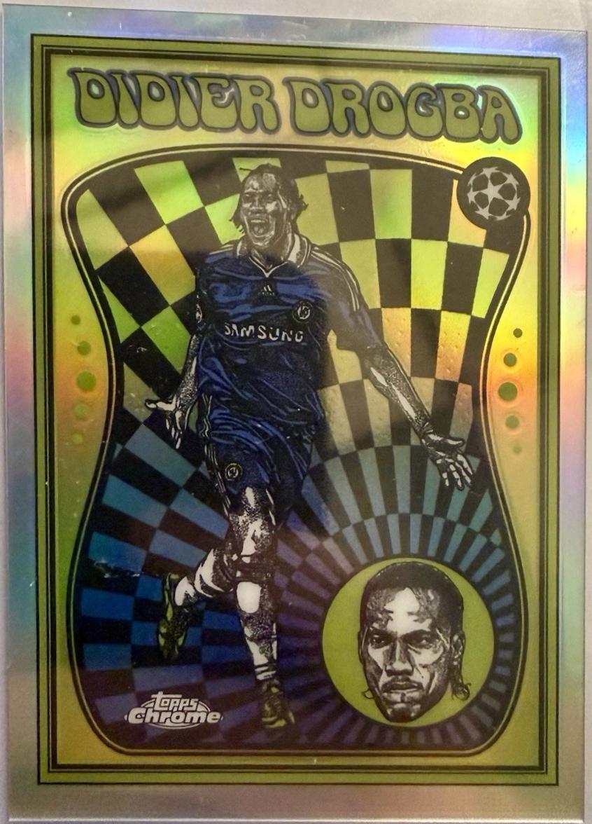 2025 Topps Chrome UEFA Ultra Violet Didier Drogba #UV-4 card