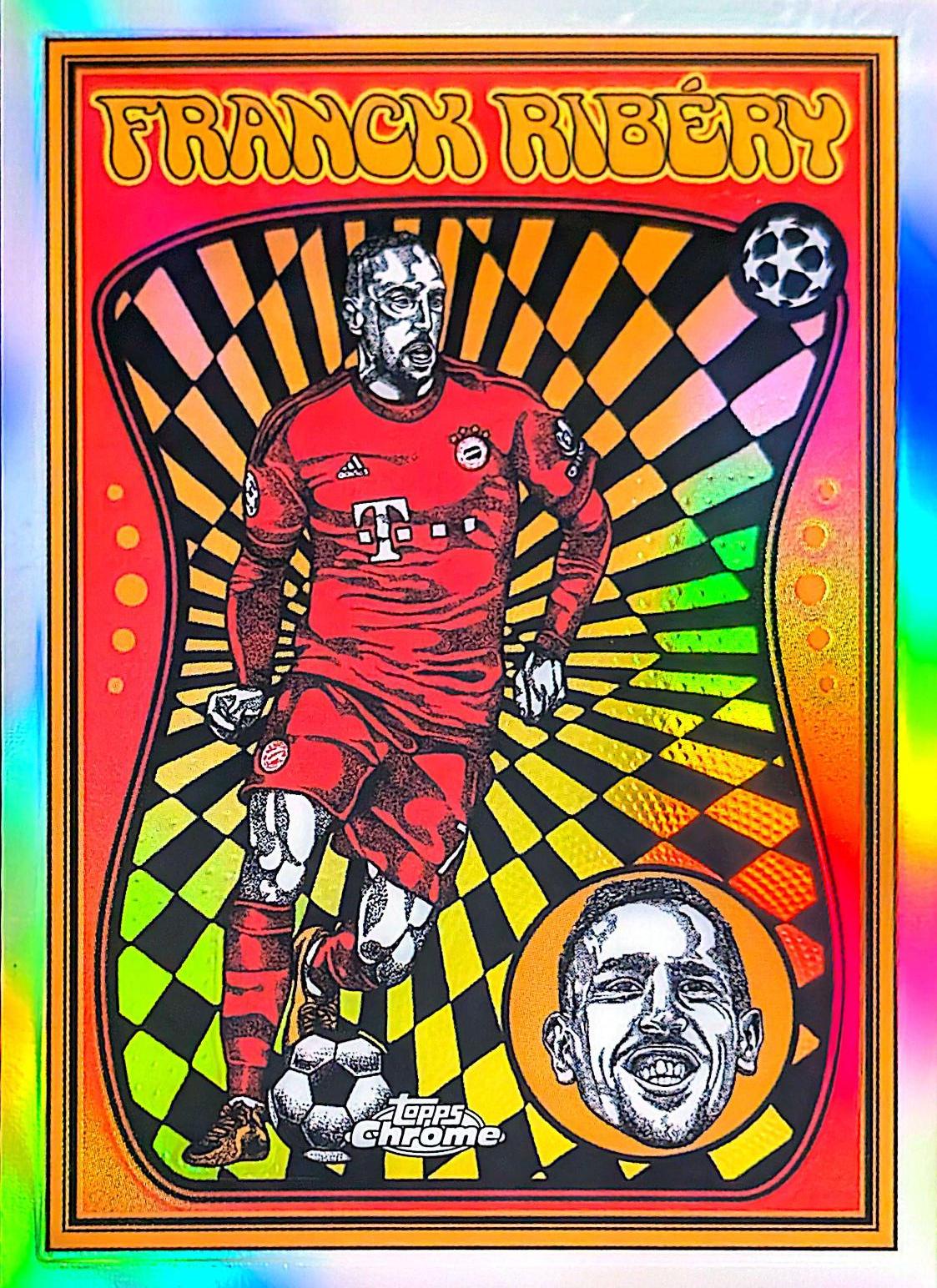 2025 Topps Chrome UEFA Ultra Violet Franck Ribery #UV-11 card