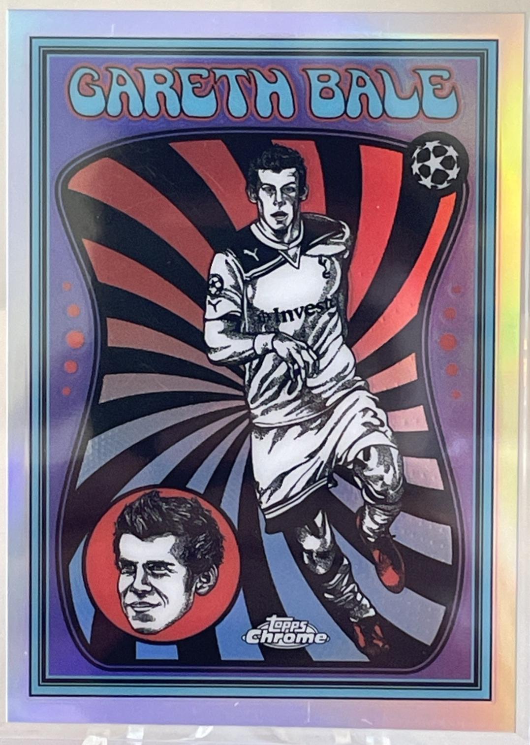 2025 Topps Chrome UEFA Ultra Violet Gareth Bale #UV-5 card