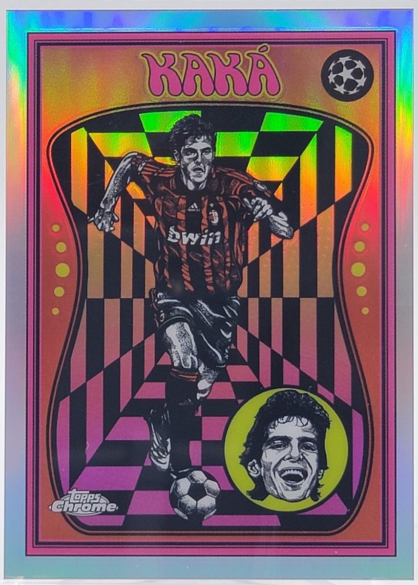 2025 Topps Chrome UEFA Ultra Violet Kaka #UV-13 card
