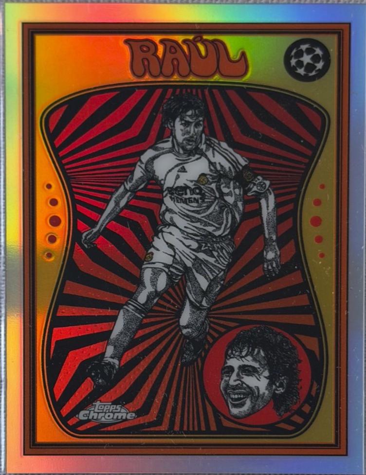 2025 Topps Chrome UEFA Ultra Violet Raul #UV-8 card