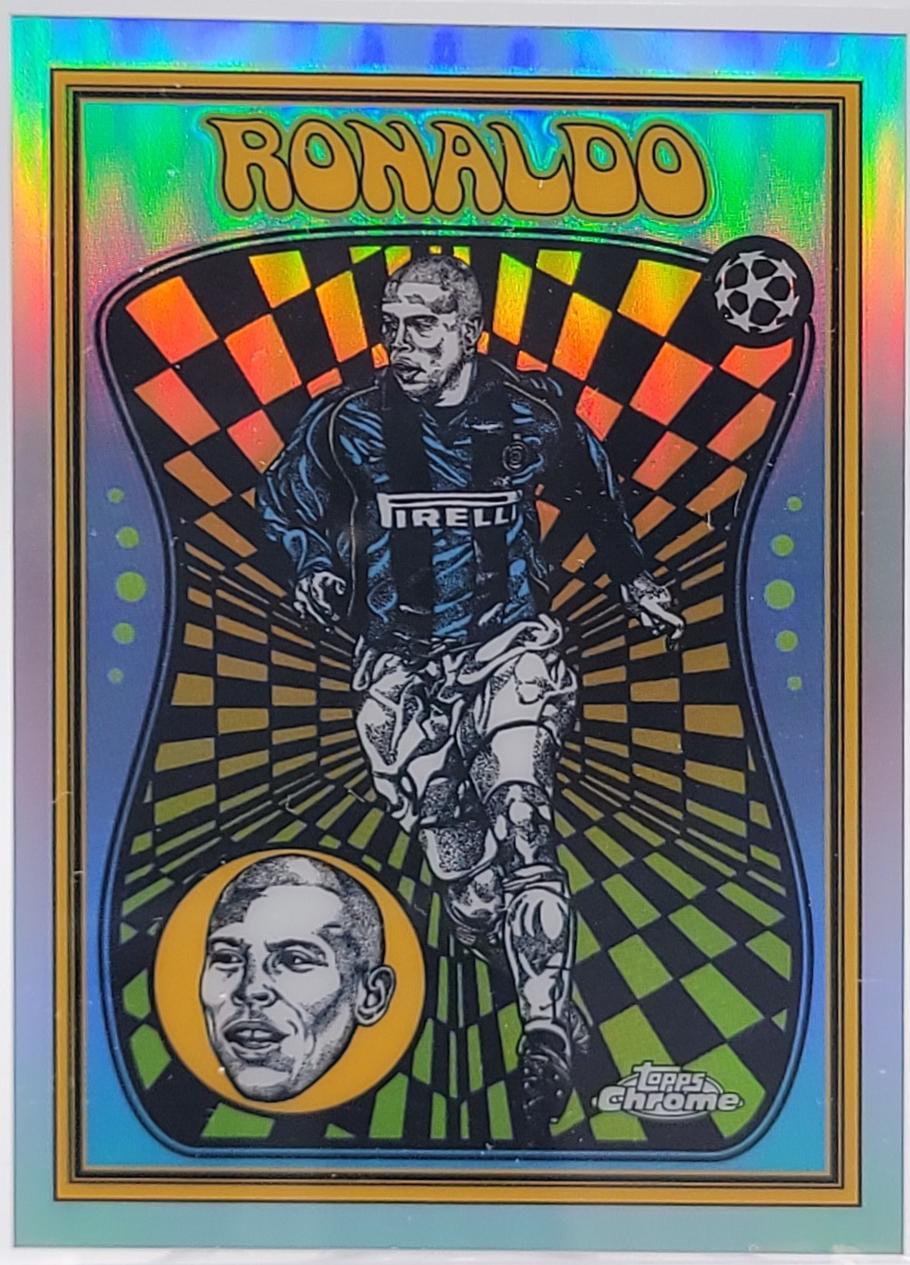 2025 Topps Chrome UEFA Ultra Violet Ronaldo #UV-14 card