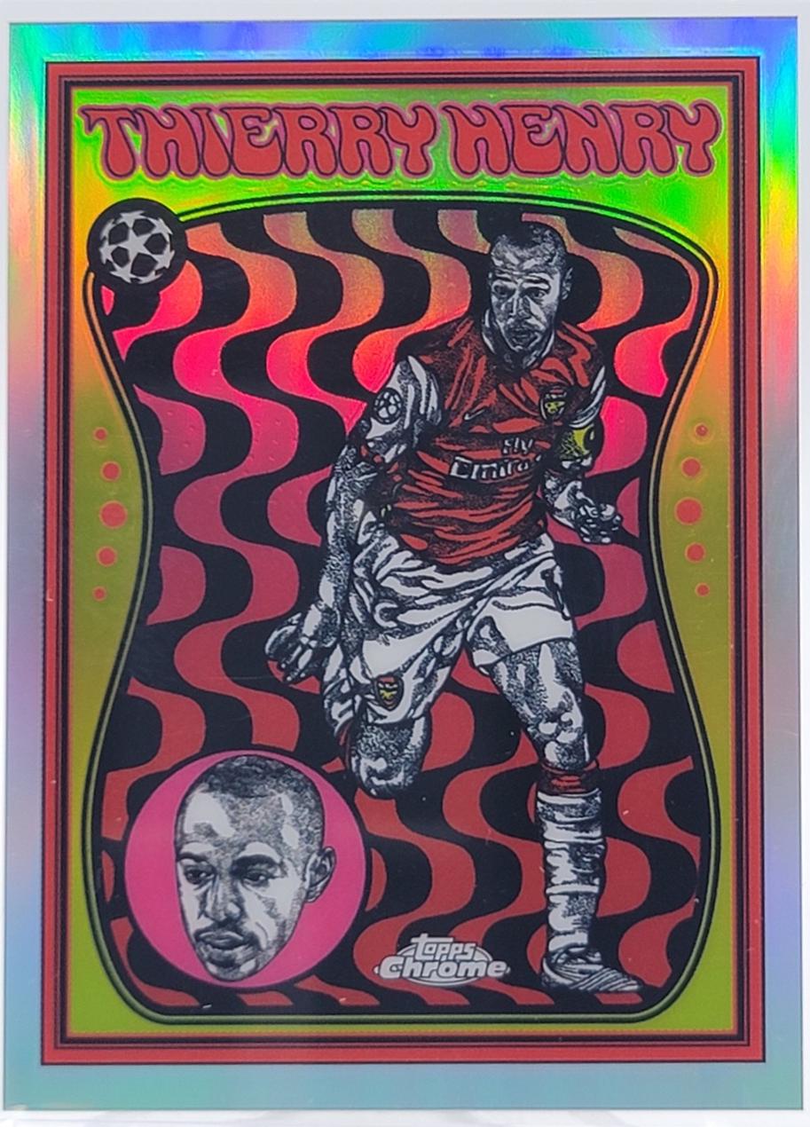 2025 Topps Chrome UEFA Ultra Violet Thierry Henry #UV-2 card