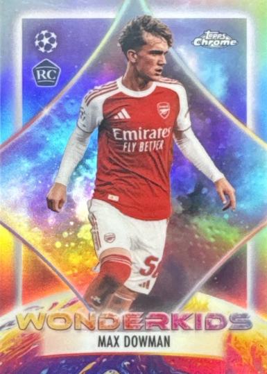 2025 Topps Chrome UEFA Wonderkids Max Dowman #WK-4 card