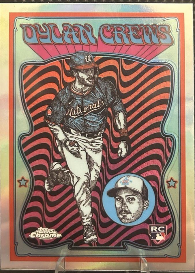 2025 Topps Chrome Ultra Violet All Stars Dylan Crews #UV-10 card