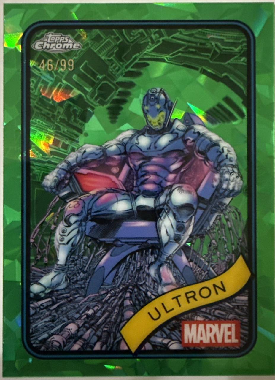 2025 Topps Chrome Ultron [Green Sapphire] #138 card