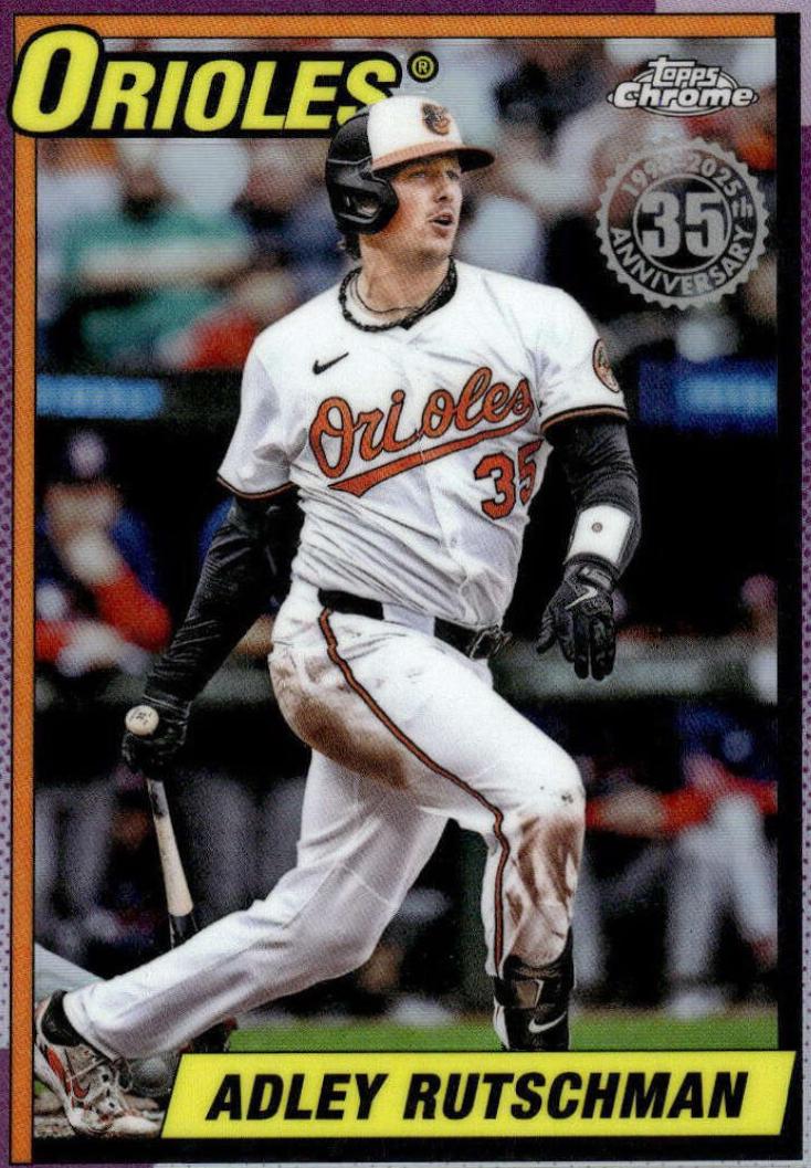 2025 Topps Chrome Update 1990 Adley Rutschman #90CU-8 card
