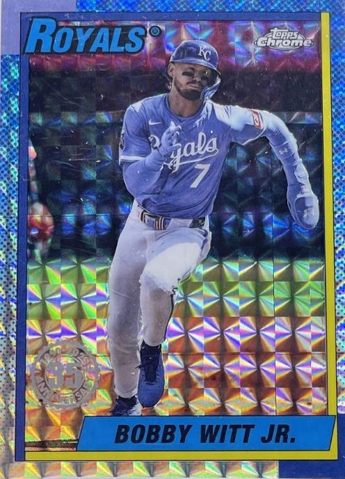 2025 Topps Chrome Update 1990 Bobby Witt Jr. [Geometric] #90CU-2 card