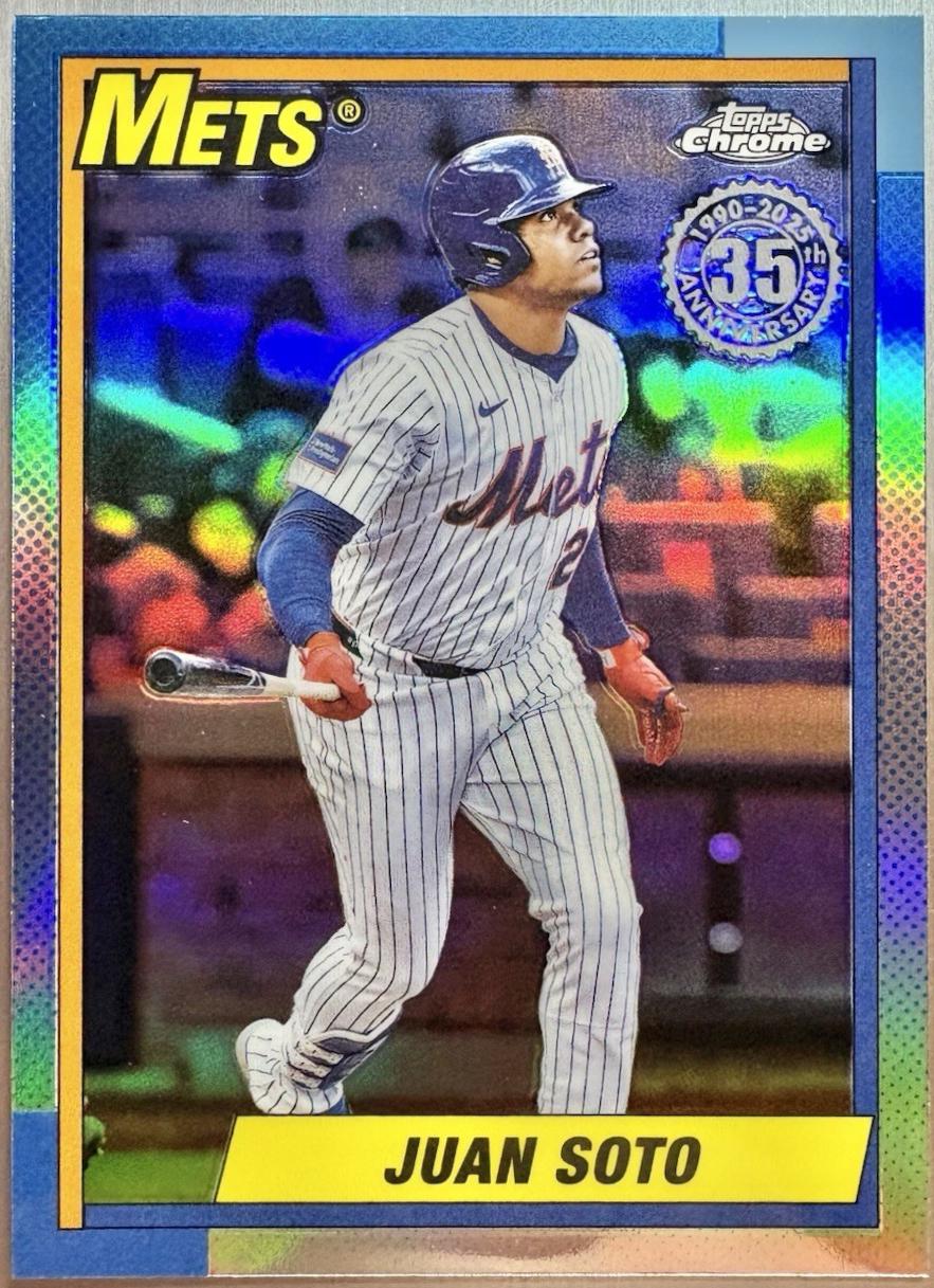 2025 Topps Chrome Update 1990 Juan Soto #90CU-4 card