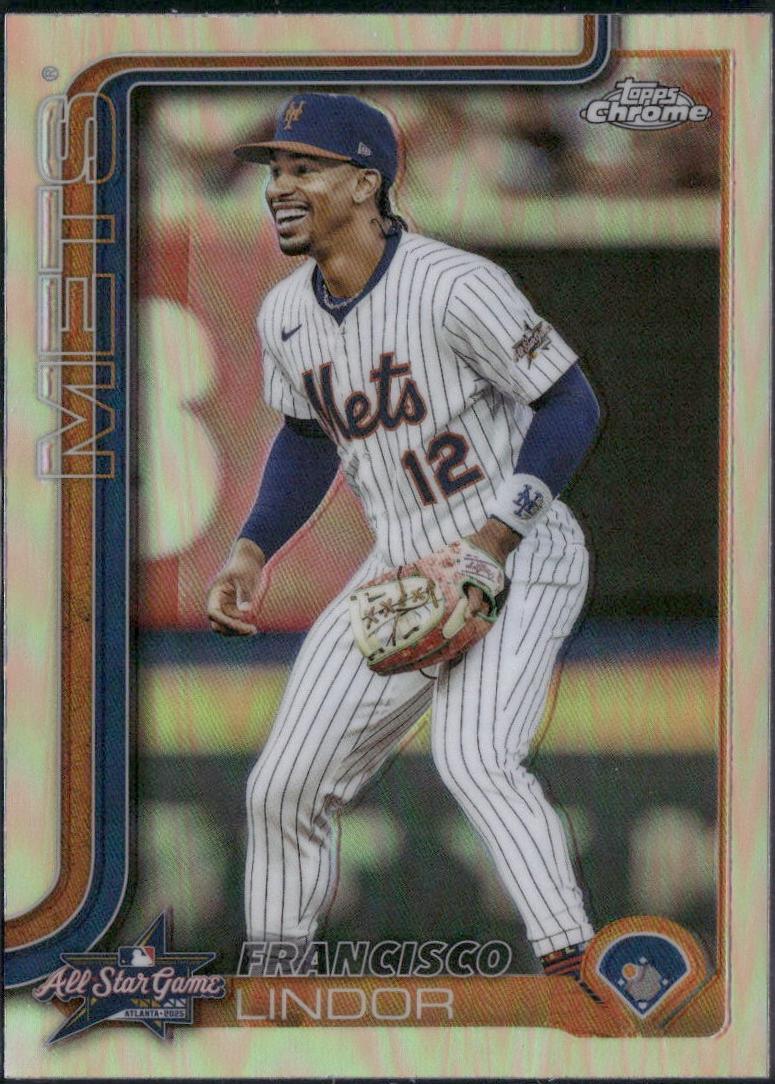 2025 Topps Chrome Update All-Star Game Francisco Lindor #ASGC-13 card