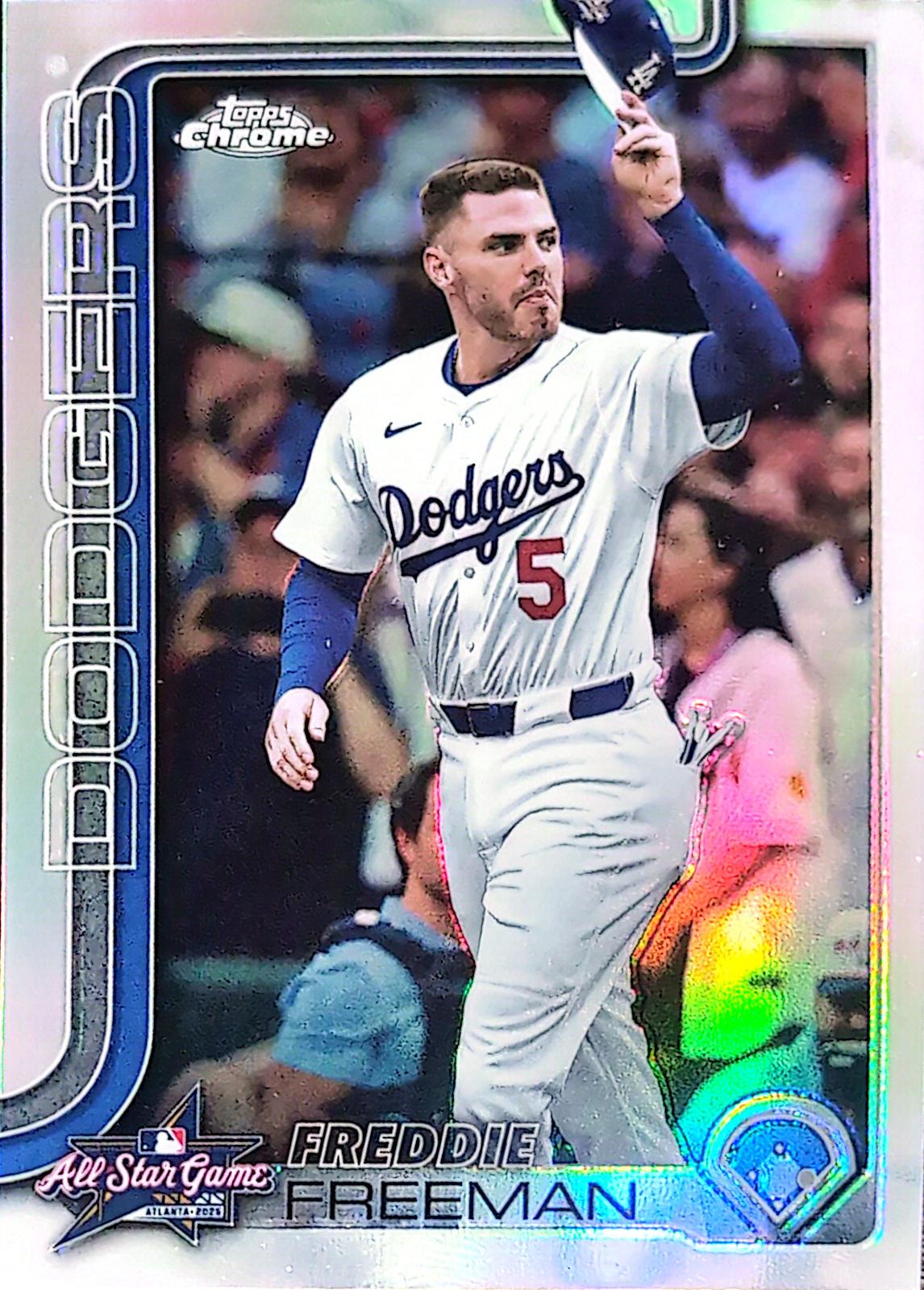 2025 Topps Chrome Update All-Star Game Freddie Freeman #ASGC-11 card