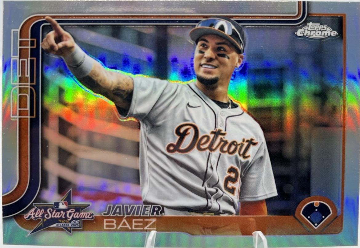 2025 Topps Chrome Update All-Star Game Javier Baez #ASGC-7 card
