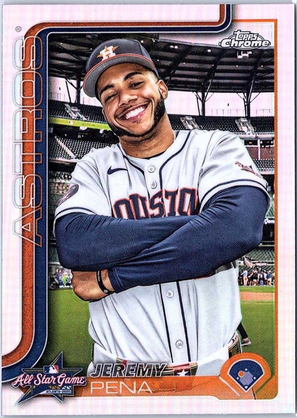 2025 Topps Chrome Update All-Star Game Jeremy Pena #ASGC-24 card