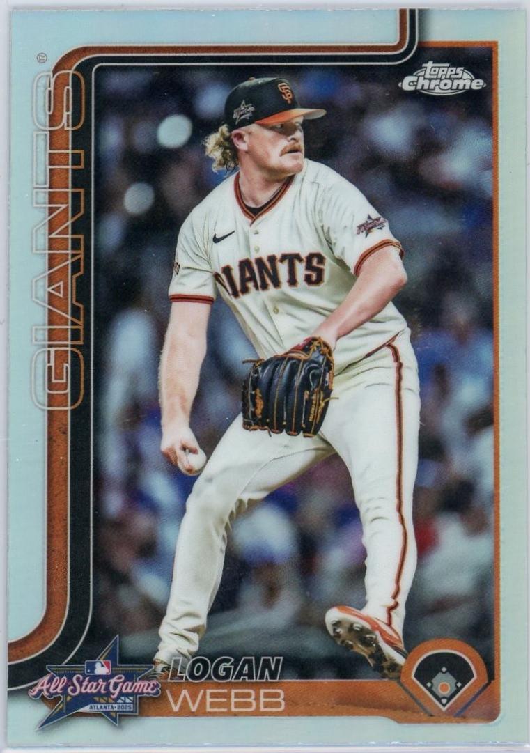2025 Topps Chrome Update All-Star Game Logan Webb #ASGC-46 card