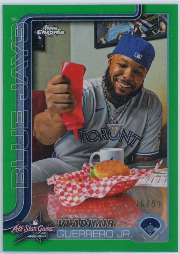 2025 Topps Chrome Update All-Star Game Vladimir Guerrero Jr. [Green] #ASGC-2 card