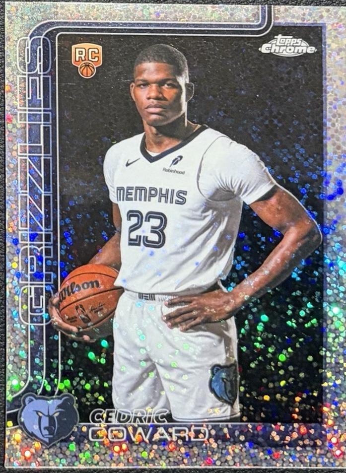 2025 Topps Chrome Update Cedric Coward [Image Variation] #161 card