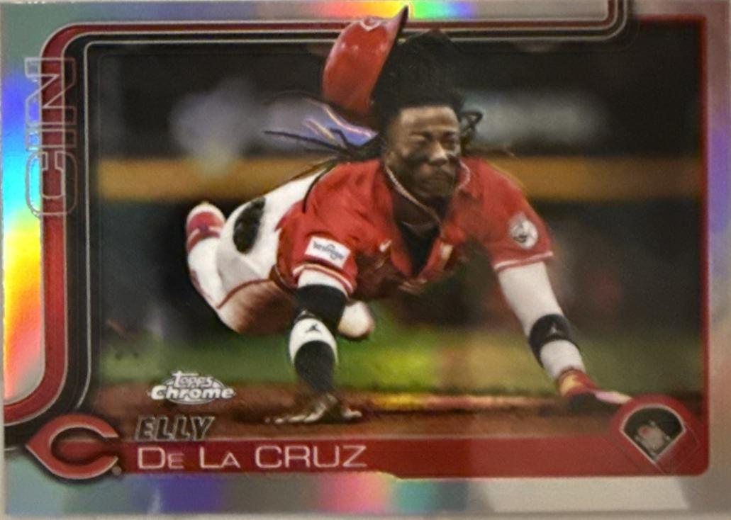 2025 Topps Chrome Update Elly De La Cruz [Refractor] #USC189 card