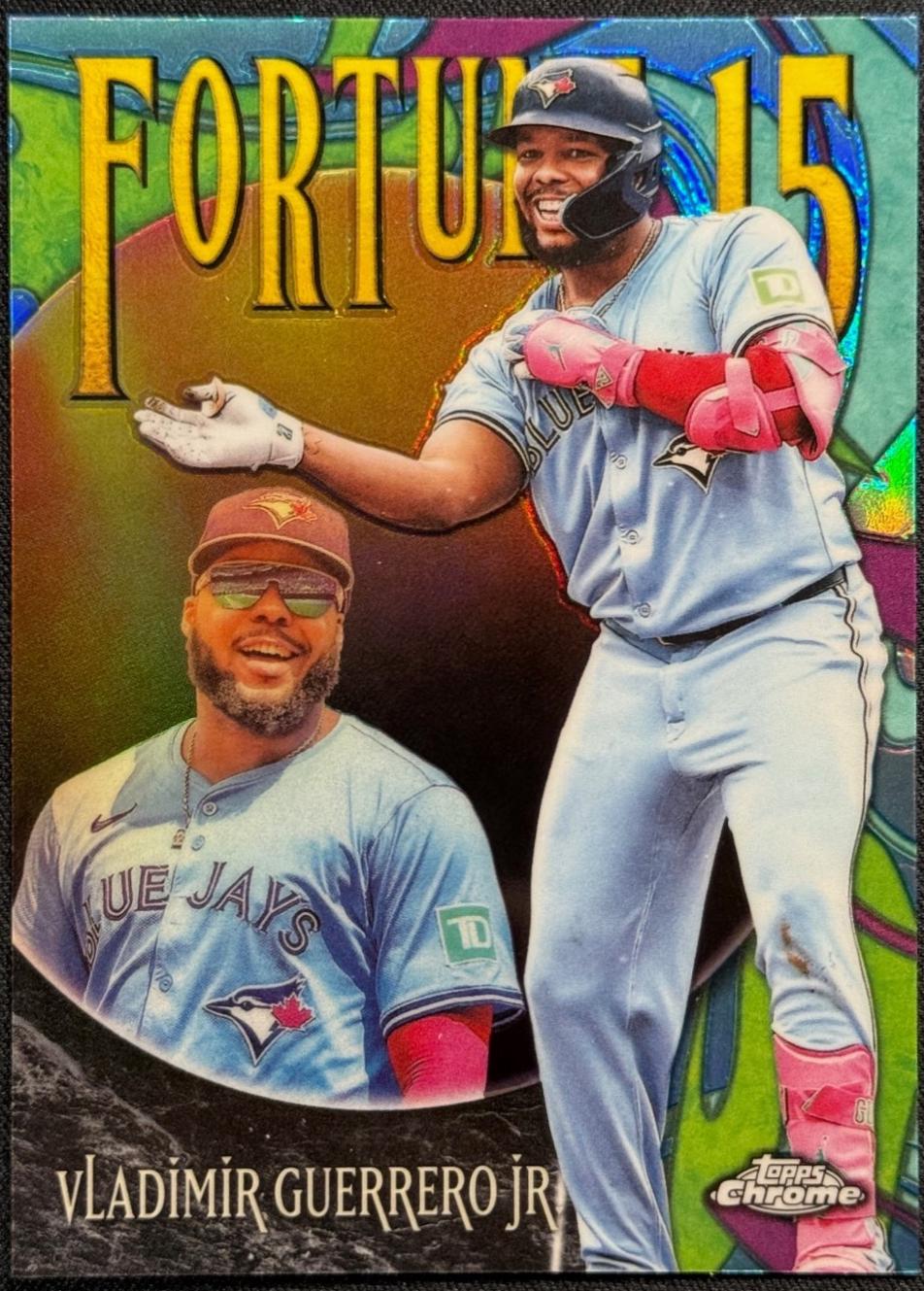 2025 Topps Chrome Update Fortune 15 Vladimir Guerrero Jr. #F15-7 card