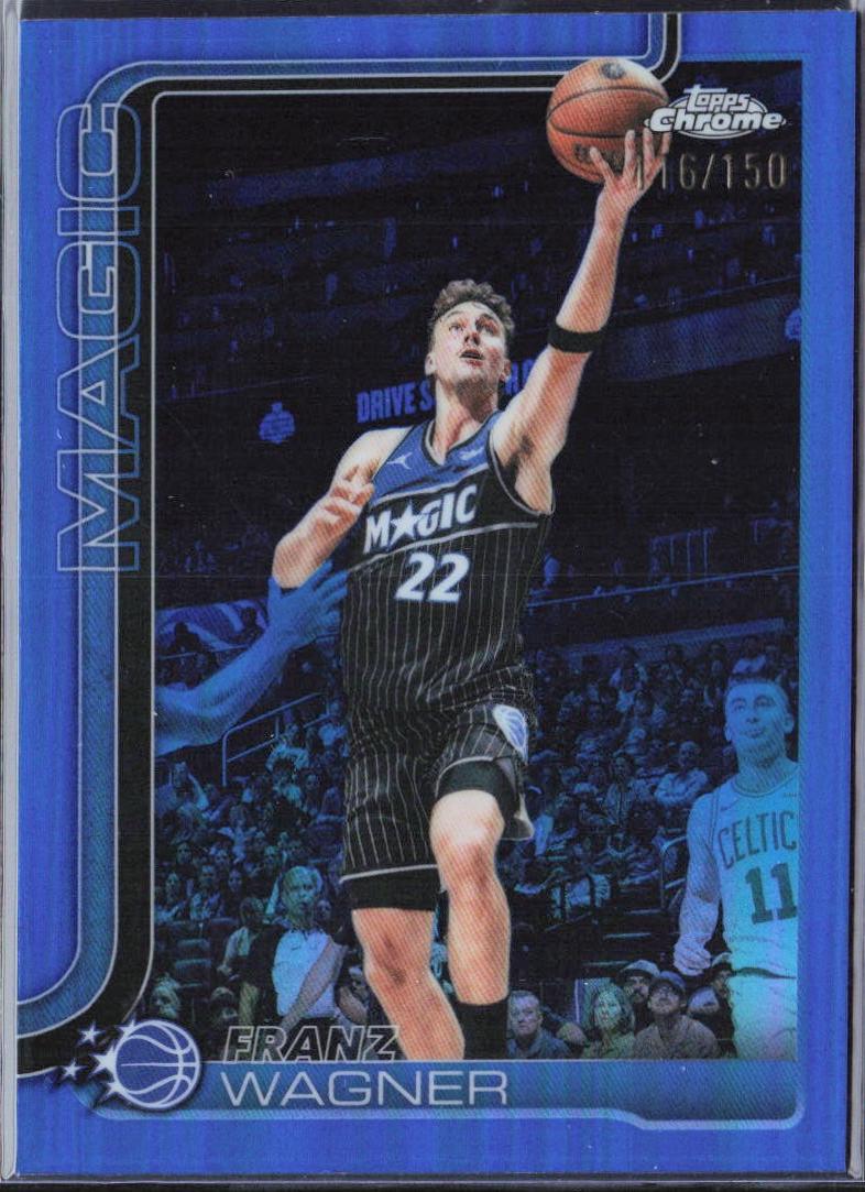 2025 Topps Chrome Update Franz Wagner [Blue] #39 card