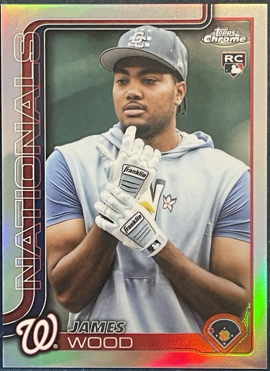 2025 Topps Chrome Update James Wood [Image Variation] #USC95 card