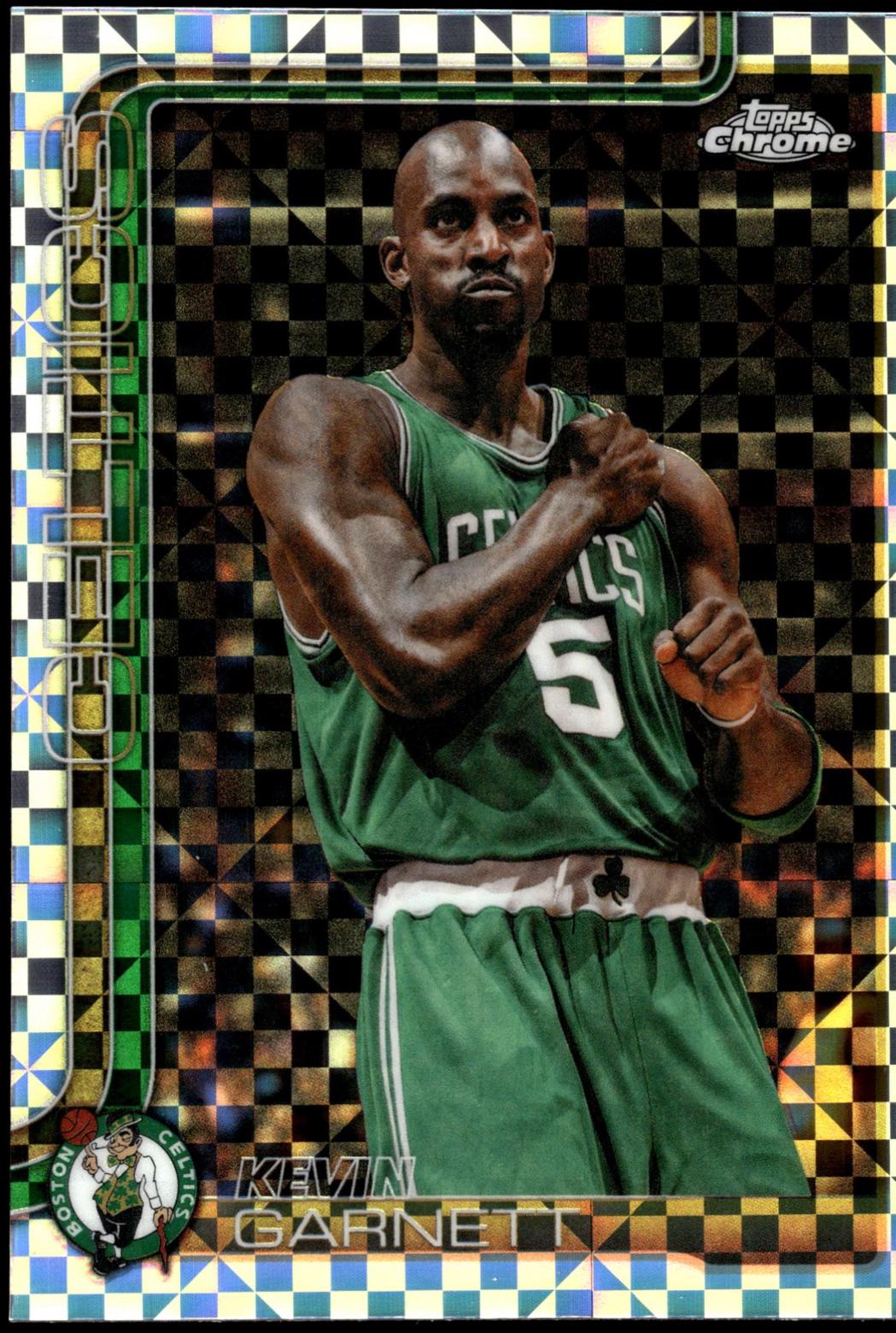 2025 Topps Chrome Update Kevin Garnett [X-Fractor] #147 card