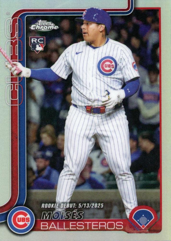 2025 Topps Chrome Update Moises Ballesteros [Refractor] #USC7 card