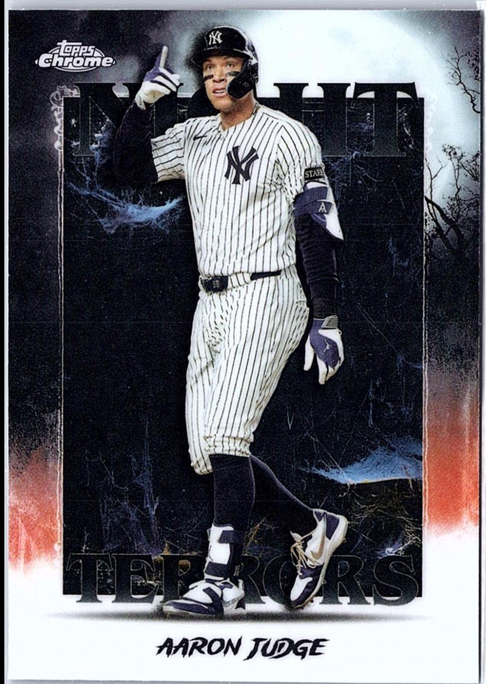 2025 Topps Chrome Update Night Terrors Aaron Judge #NT-1 card