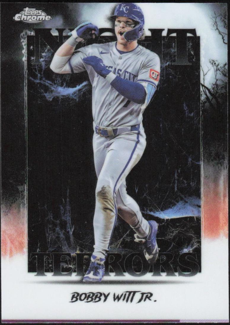 2025 Topps Chrome Update Night Terrors Bobby Witt Jr. #NT-4 card