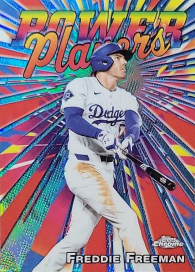 2025 Topps Chrome Update Power Players Freddie Freeman #PP-40 card