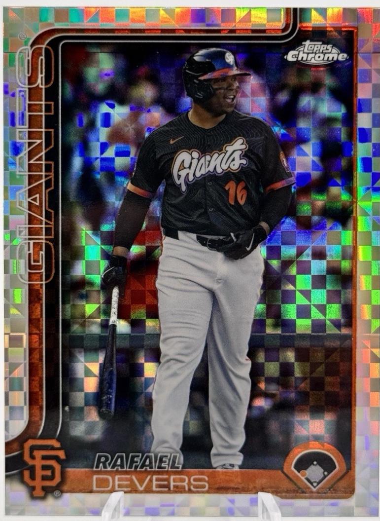 2025 Topps Chrome Update Rafael Devers [X-Fractor] #USC105 card