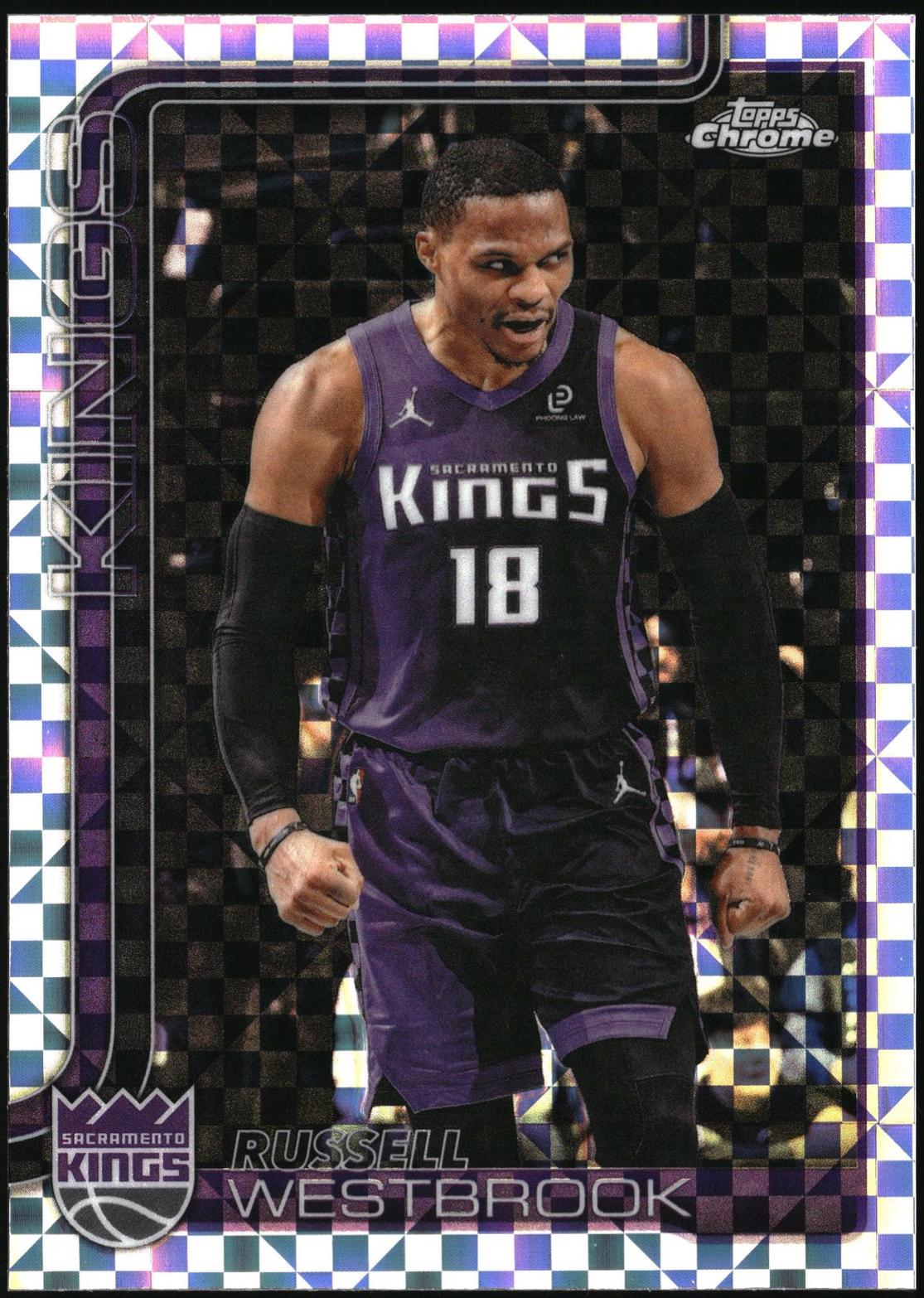 2025 Topps Chrome Update Russell Westbrook [X-Fractor] #84 card