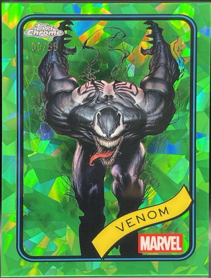 2025 Topps Chrome Venom [Green Sapphire] #149 card
