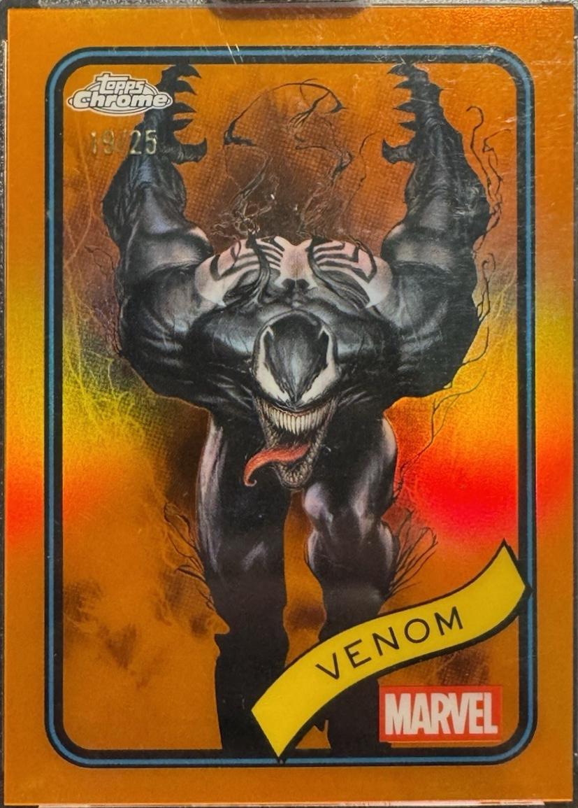 2025 Topps Chrome Venom [Orange] #149 card