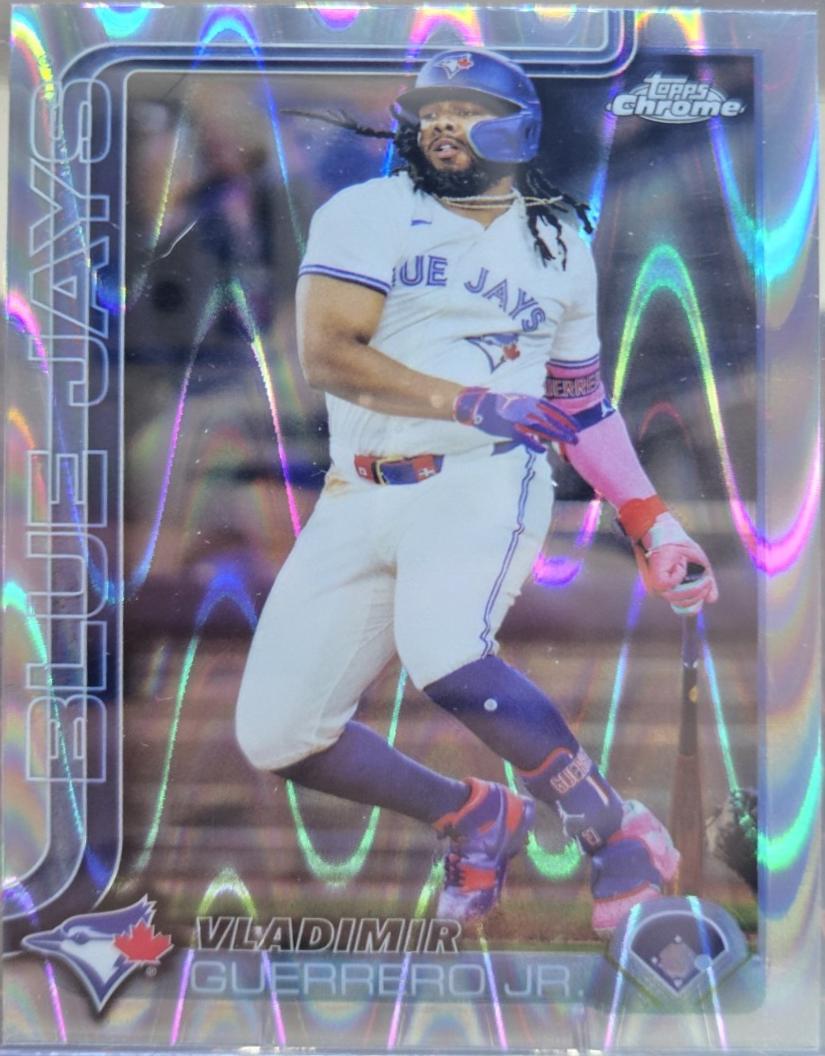 2025 Topps Chrome Vladimir Guerrero Jr. [Raywave] #259 card