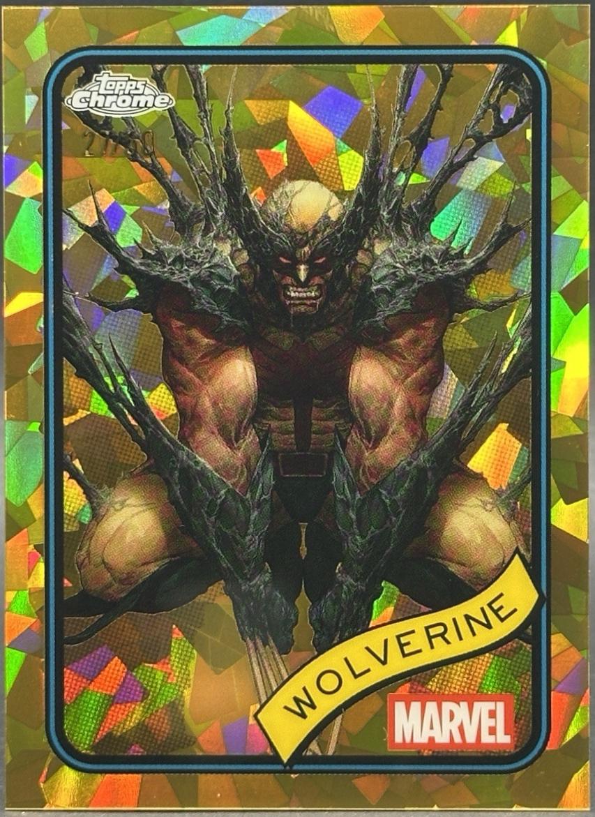 2025 Topps Chrome Wolverine [Gold Sapphire] #103 card