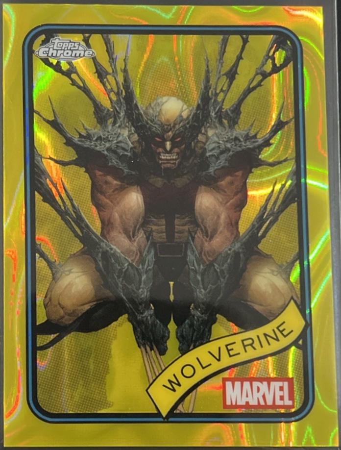 2025 Topps Chrome Wolverine [Yellow Lava] #103 card